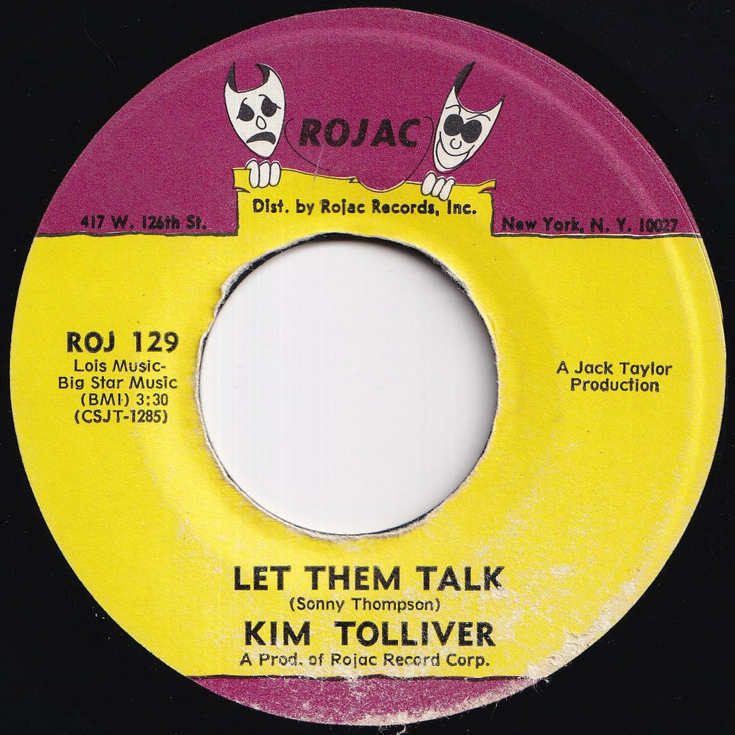 Kim Tolliver - Let Them Talk / I'll Try To Do Better (7 inch Record / Used)