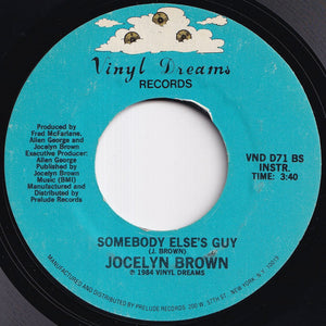 Jocelyn Brown - Somebody Else's Guy / (Instrumental) (7 inch Record / Used)