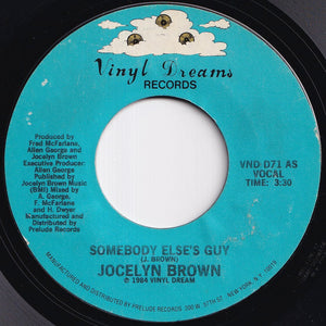 Jocelyn Brown - Somebody Else's Guy / (Instrumental) (7 inch Record / Used)