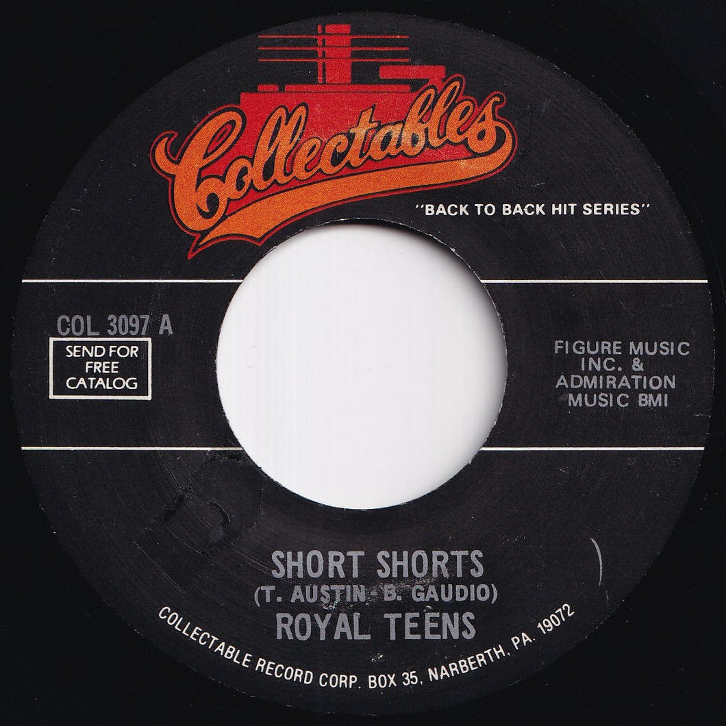 Royal Teens - Short Shorts / Believe Me (7 inch Record / Used)