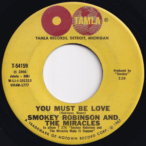 Smokey Robinson And The Miracles - I Second That Emotion / You Must Be Love (7 inch Record / Used)