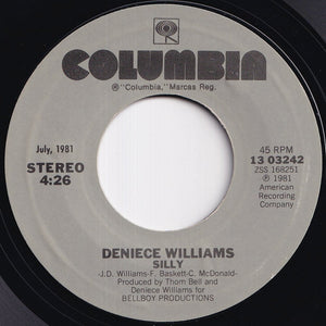 Deniece Williams - Silly / It's Gonna Take A Miracle (7 inch Record / Used)