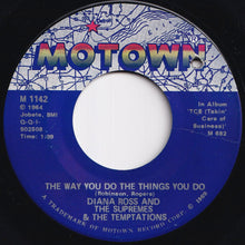 画像をギャラリービューアに読み込む, Diana Ross And The Supremes, Temptations - I&#39;ll Try Something New / The Way You Do The Things You Do (7 inch Record / Used)
