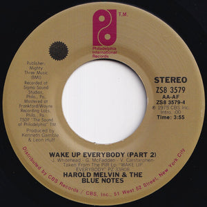 Harold Melvin And The Blue Notes - Wake Up Everybody (Part 1) / (Part 2) (7 inch Record / Used)
