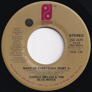 Harold Melvin And The Blue Notes - Wake Up Everybody (Part 1) / (Part 2) (7 inch Record / Used)