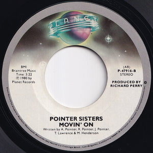 Pointer Sisters - He's So Shy / Movin' On (7 inch Record / Used)
