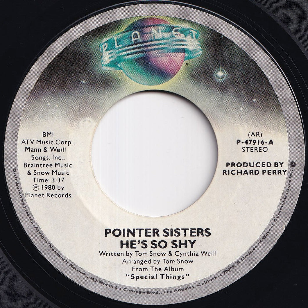 Pointer Sisters - He's So Shy / Movin' On (7 inch Record / Used)