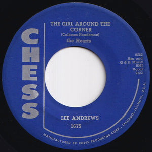 Lee Andrews And The Hearts - Tear Drops / The Girl Around The Corner (7 inch Record / Used)