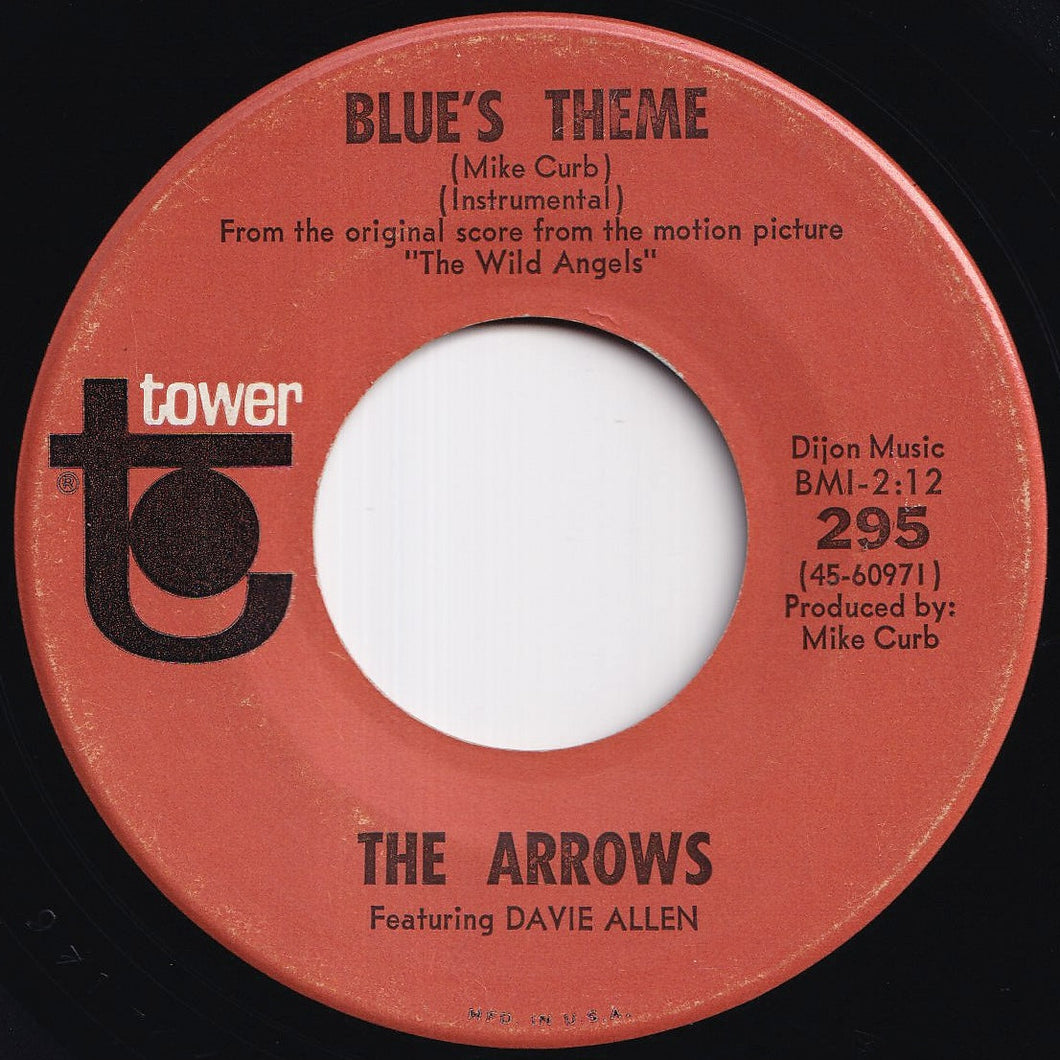Arrows, Davie Allen - Blue's Theme / Bongo Party (7 inch Record / Used)