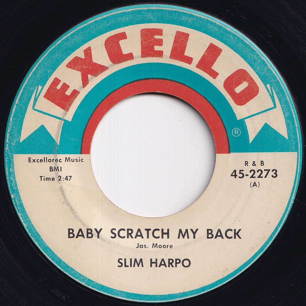 Slim Harpo - Baby Scratch My Back / I'm Gonna Miss You (Like The Devil) (7 inch Record / Used)