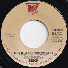 Load image into Gallery viewer, Brick - Raise Your Hands / Life Is What You Make It (7 inch Record / Used)
