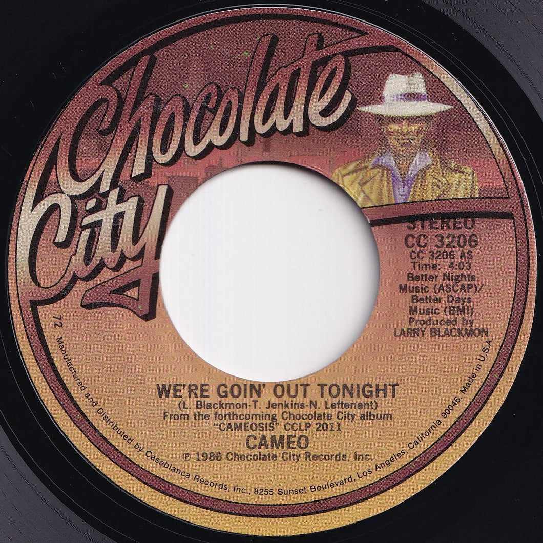 Cameo - We're Goin Out Tonight / On The One (7 inch Record / Used)