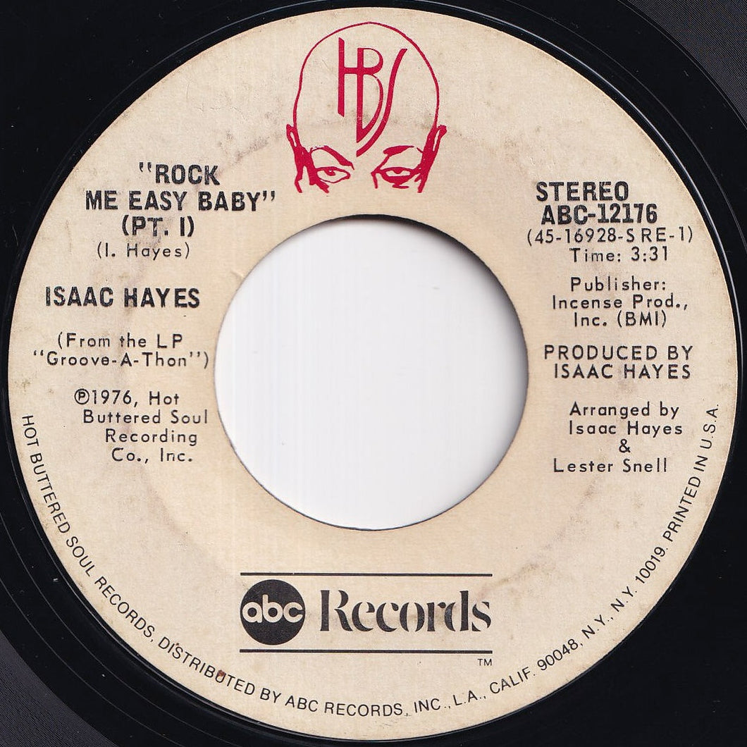 Isaac Hayes - Rock Me Easy Baby (Pt. I) / (Pt. II) (7 inch Record / Used)