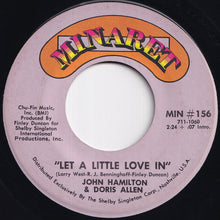 画像をギャラリービューアに読み込む, John Hamilton - Let A Little Love In / A Place In My Heart (7 inch Record / Used)
