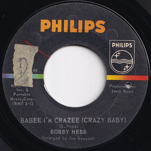 Bobby Hebb - Love Me / Babee I'm Crazee (Crazy Baby) (7 inch Record / Used)
