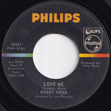 画像をギャラリービューアに読み込む, Bobby Hebb - Love Me / Babee I&#39;m Crazee (Crazy Baby) (7 inch Record / Used)
