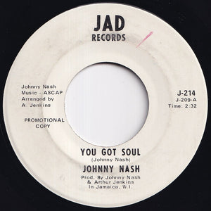 Johnny Nash - Lovey Dovey / You Got Soul (7 inch Record / Used)