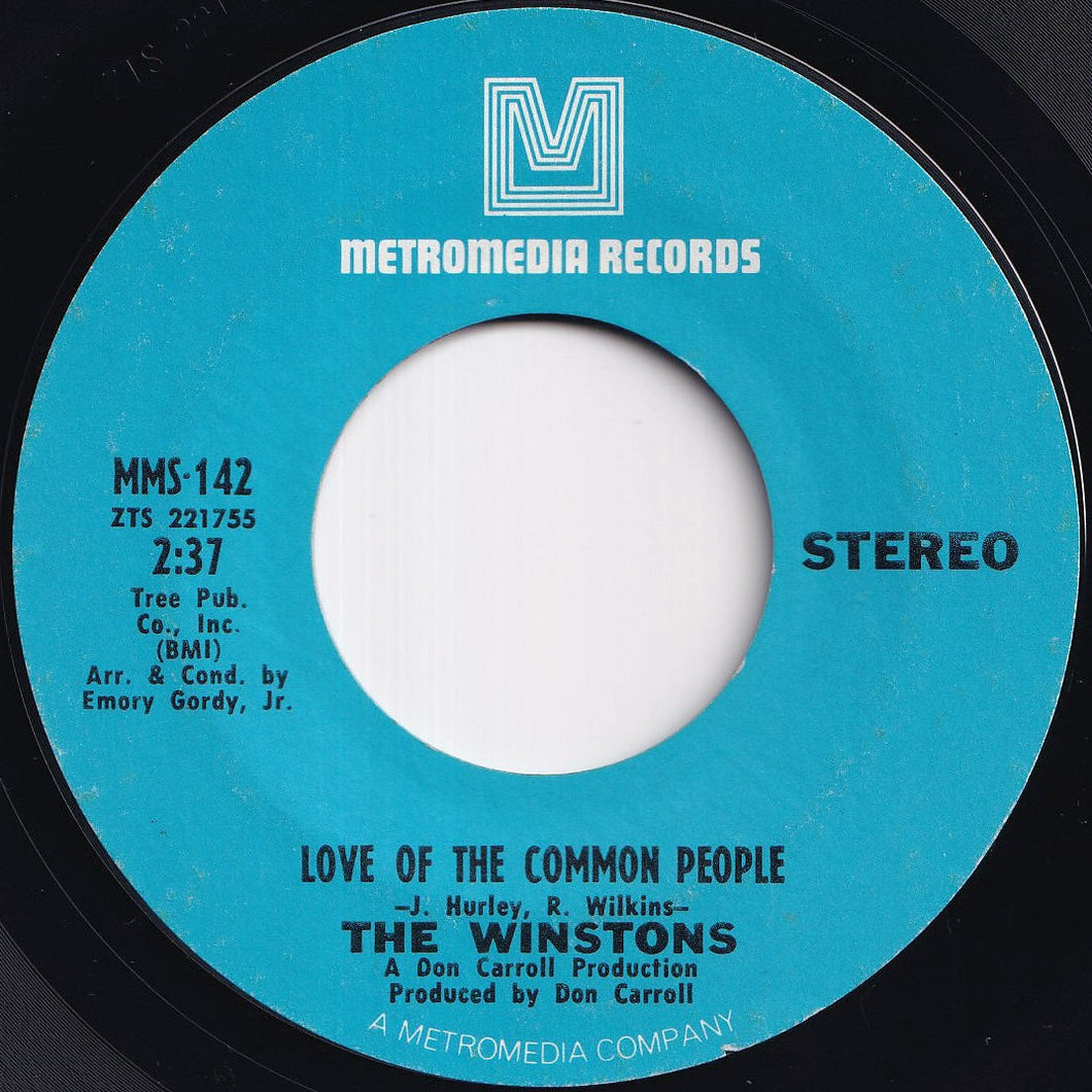 Winstons - Love Of The Common People / Wheel Of Fortune (7 inch Record / Used)
