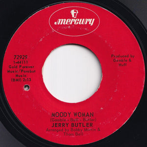 Jerry Butler - Moody Woman / Go Away - Find Yourself (7 inch Record / Used)