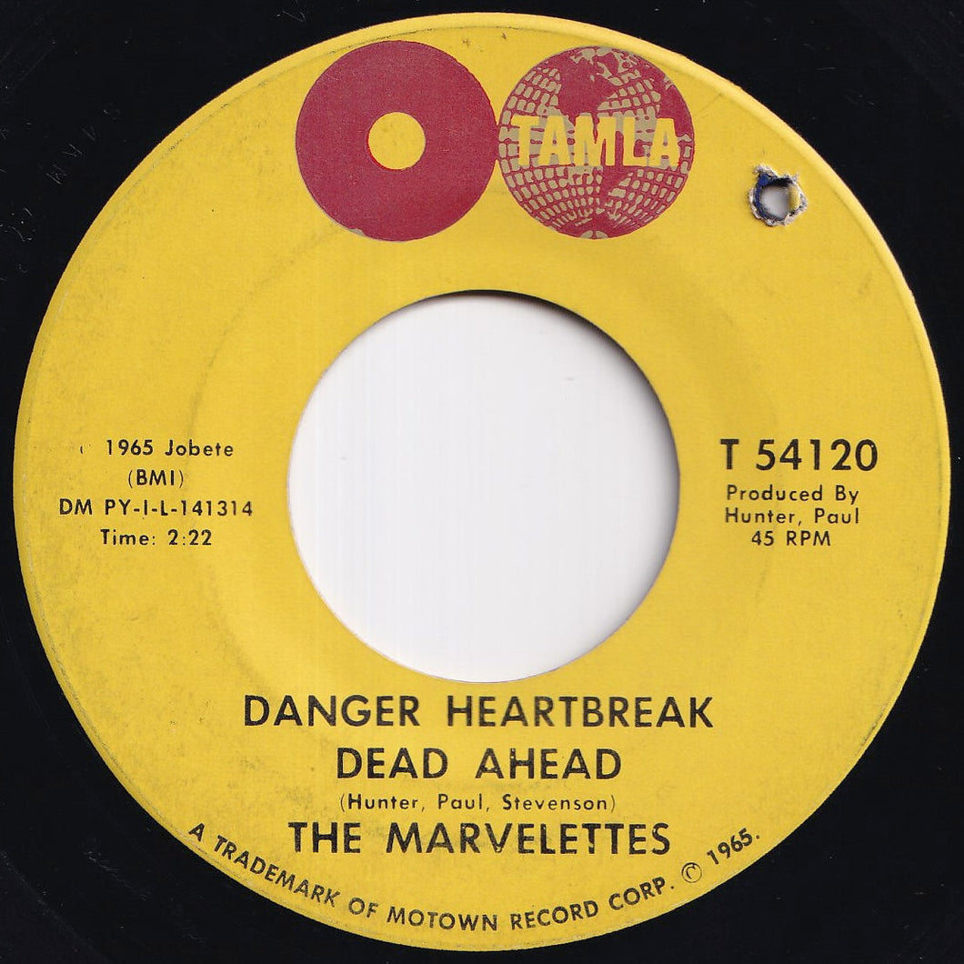 Marvelettes - Danger Heartbreak Dead Ahead / Your Cheating Ways (7 inch Record / Used)