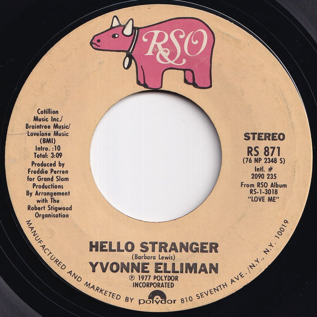 Yvonne Elliman - Hello Stranger / She'll Be The Home (7 inch Record / Used)