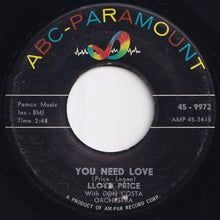 画像をギャラリービューアに読み込む, Lloyd Price - Stagger Lee / You Need Love (7 inch Record / Used)
