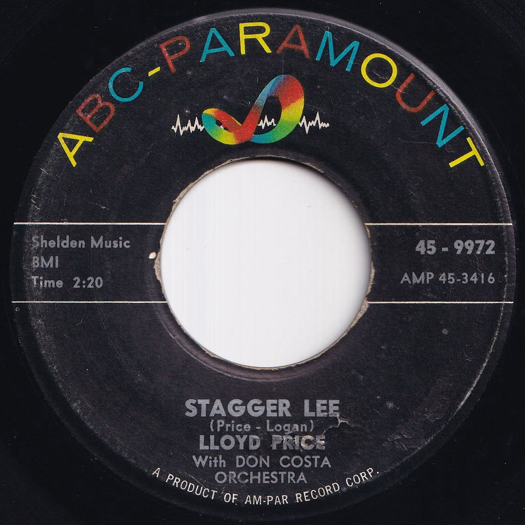 Lloyd Price - Stagger Lee / You Need Love (7 inch Record / Used)