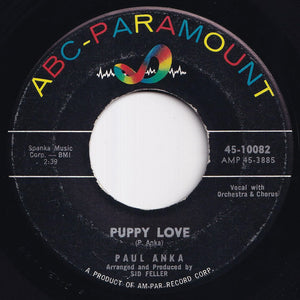 Paul Anka - Puppy Love / Adam And Eve (7 inch Record / Used)