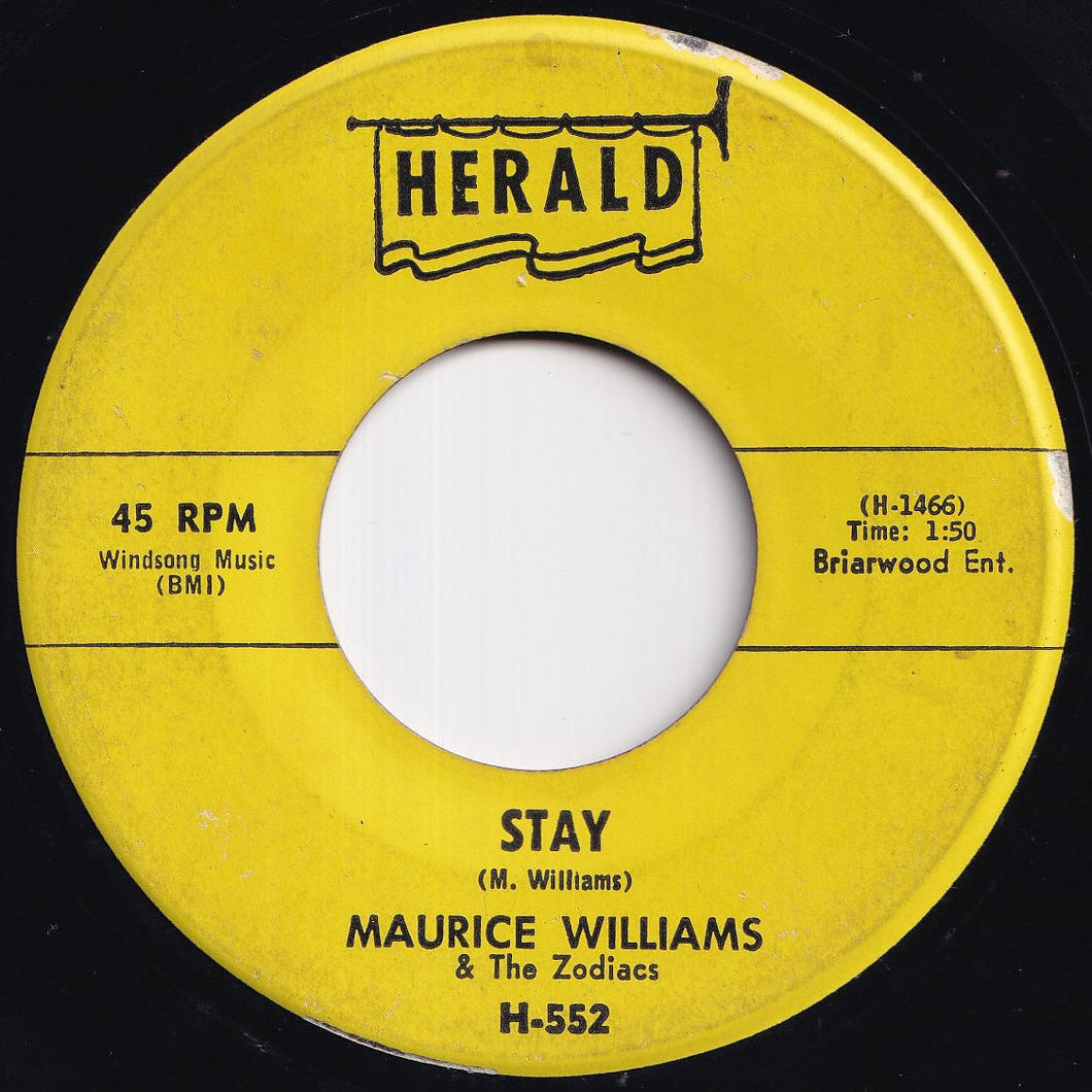 Maurice Williams & The Zodiacs - Stay / Do You Believe (7 inch Record / Used)