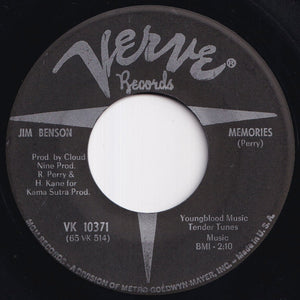 Jim Benson - Some Other Face / Memories (7 inch Record / Used)