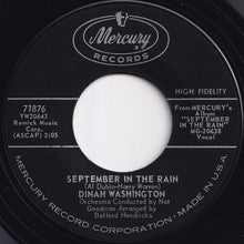 Load image into Gallery viewer, Dinah Washington - September In The Rain / Wake The Town And Tell The People (7 inch Record / Used)
