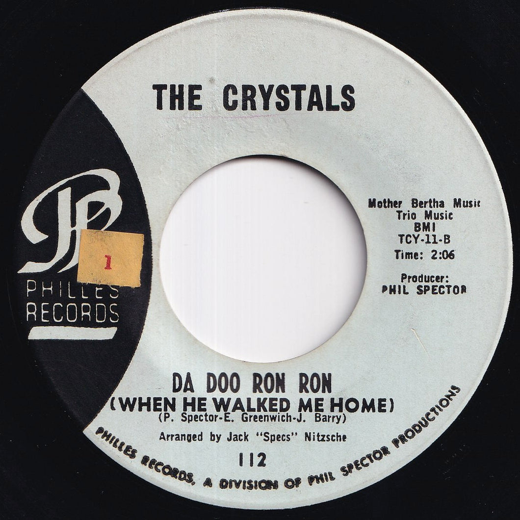 Crystals - Da Doo Ron Ron (When He Walked Me Home) / Git' It (7 inch Record / Used)