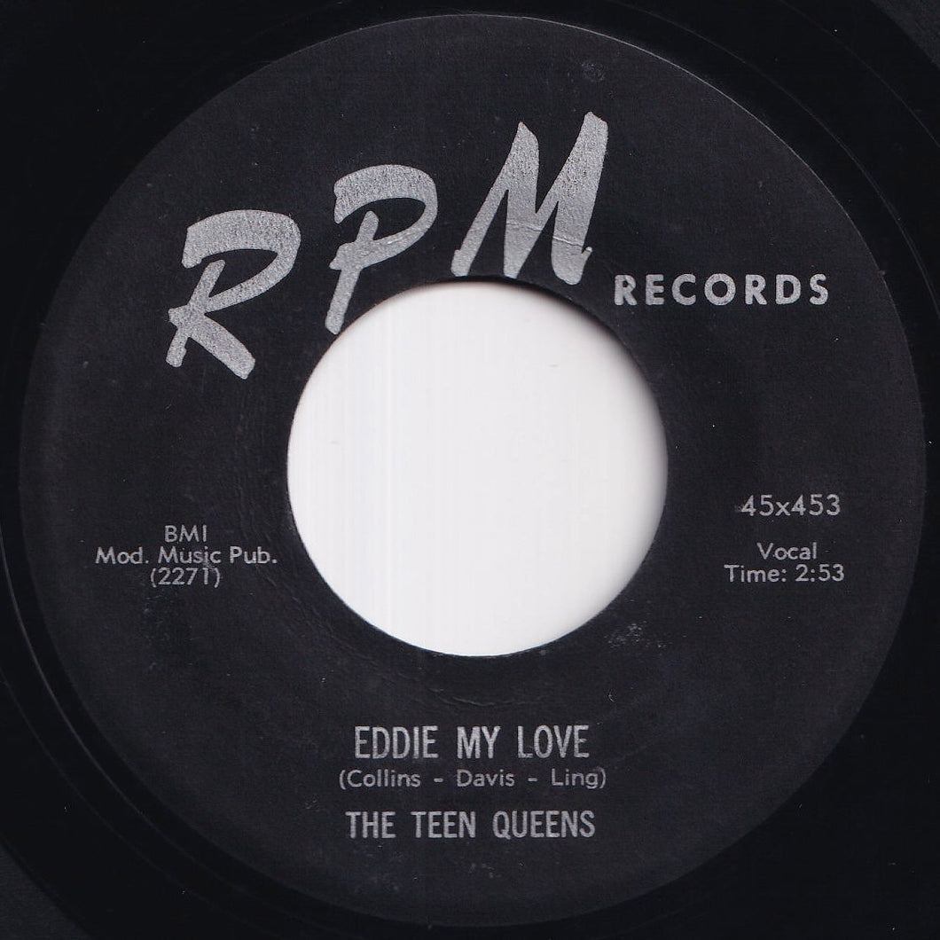 Teen Queens - Eddie My Love / Just Goofed (7 inch Record / Used)