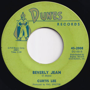 Curtis Lee - Under The Moon Of Love / Beverly Jean (7 inch Record / Used)