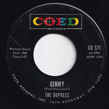 Load image into Gallery viewer, Duprees - My Own True Love / Ginny (7 inch Record / Used)
