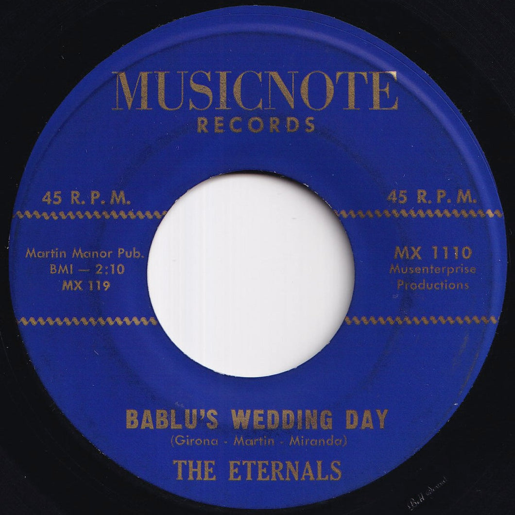 Eternals - Bablu's Wedding Day / My Girl (7 inch Record / Used)