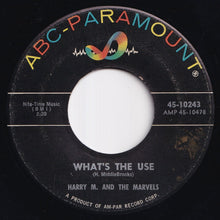 Load image into Gallery viewer, Harry M., Marvels - The U-T / What&#39;s The Use (7 inch Record / Used)

