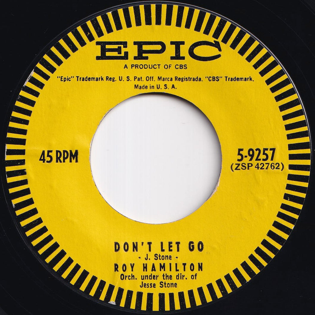 Roy Hamilton - Don't Let Go / The Right To Love (7 inch Record / Used)
