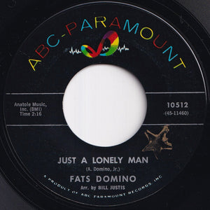 Fats Domino - Who Cares / Just A Lonely Man  (7 inch Record / Used)