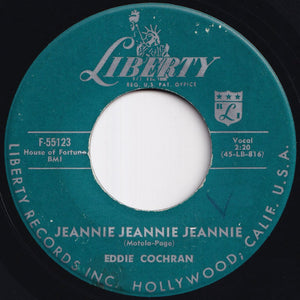 Eddie Cochran - Jeannie Jeannie Jeannie / Pocketful Of Hearts (7 inch Record / Used)