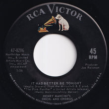 Load image into Gallery viewer, Henry Mancini And His Orchestra - The Pink Panther Theme / It Had Better Be Tonight (7 inch Record / Used)
