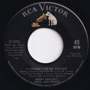 Henry Mancini And His Orchestra - The Pink Panther Theme / It Had Better Be Tonight (7 inch Record / Used)