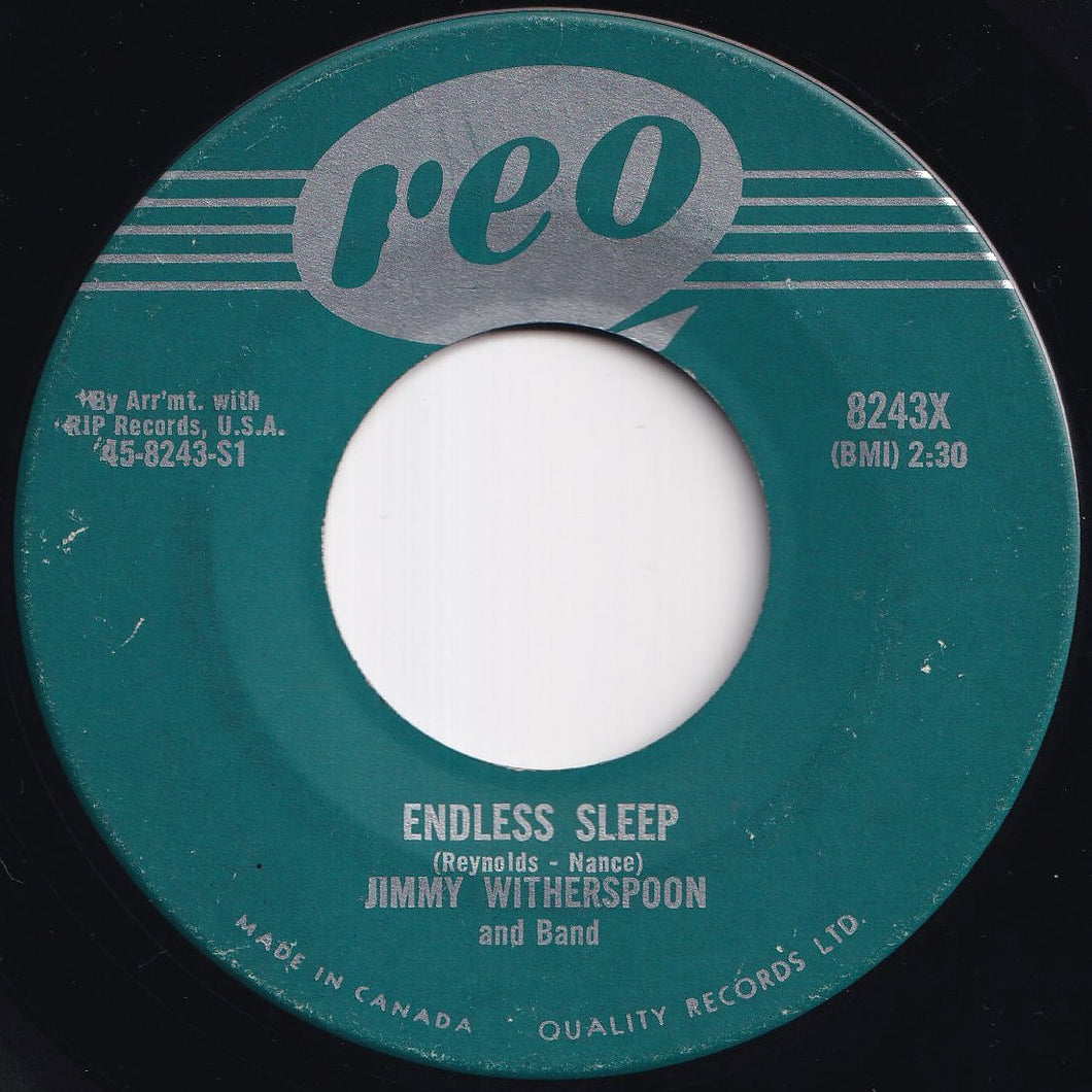 Jimmy Witherspoon And Band - Endless Sleep / Coming Home (7 inch Record / Used)