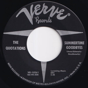 Quotations - See You In September / Summertime Goodbyes (7 inch Record / Used)