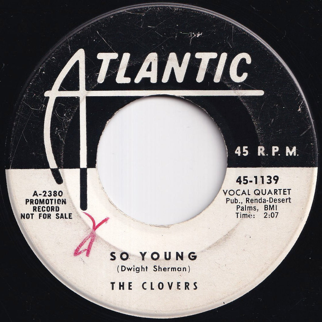 Clovers - So Young / I I I Love You (7 inch Record / Used)