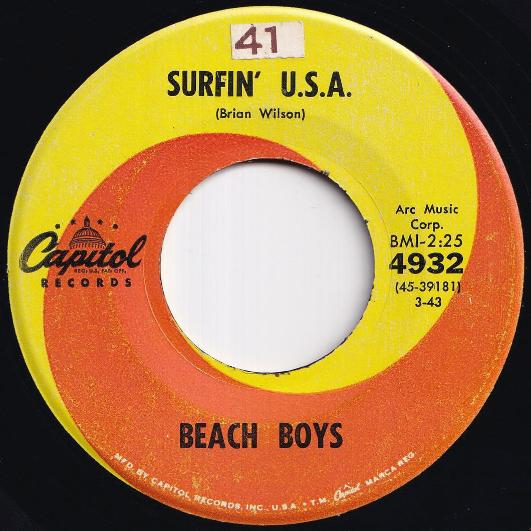 Beach Boys - Surfin' U.S.A. / Shut Down (7 inch Record / Used)