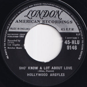 Hollywood Argyles - Alley-Oop / Sho' Know A Lot About Love (7 inch Record / Used)