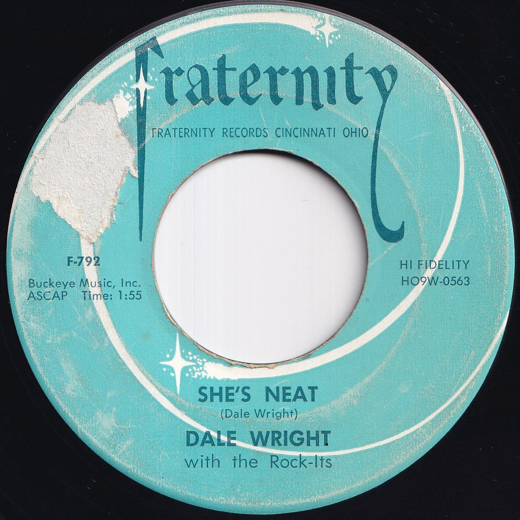 Dale Wright - She's Neat / Say That You Care (7 inch Record / Used)