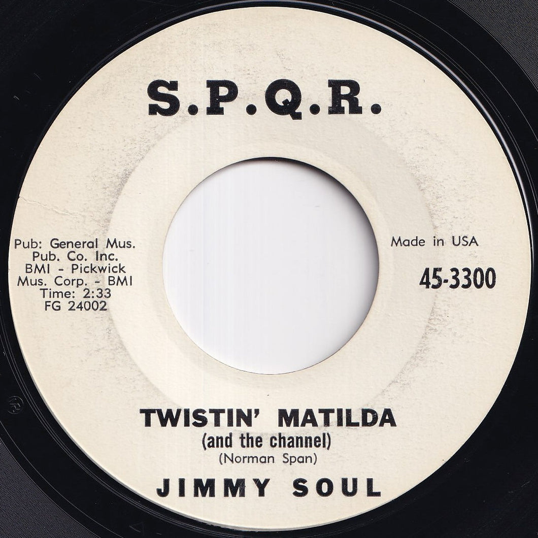 Jimmy Soul - Twistin' Matilda (And The Channel) / I Can't Hold Out Any Longer (7 inch Record / Used)