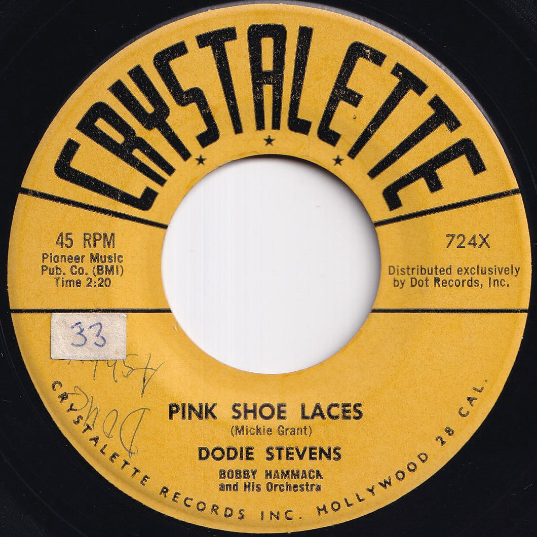 Dodie Stevens - Pink Shoe Laces / Coming Of Age (7 inch Record / Used)